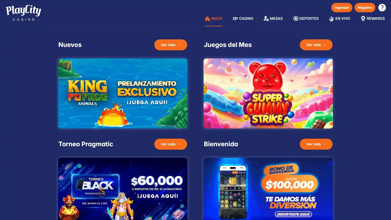 PlayCity Casino screenshot 1