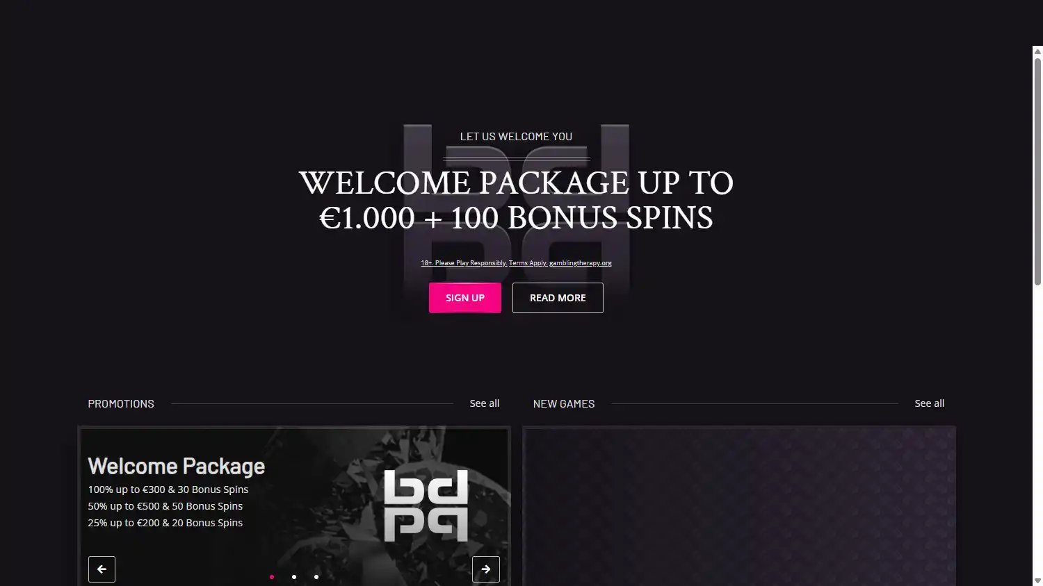 PlayGrand Casino screenshot 1