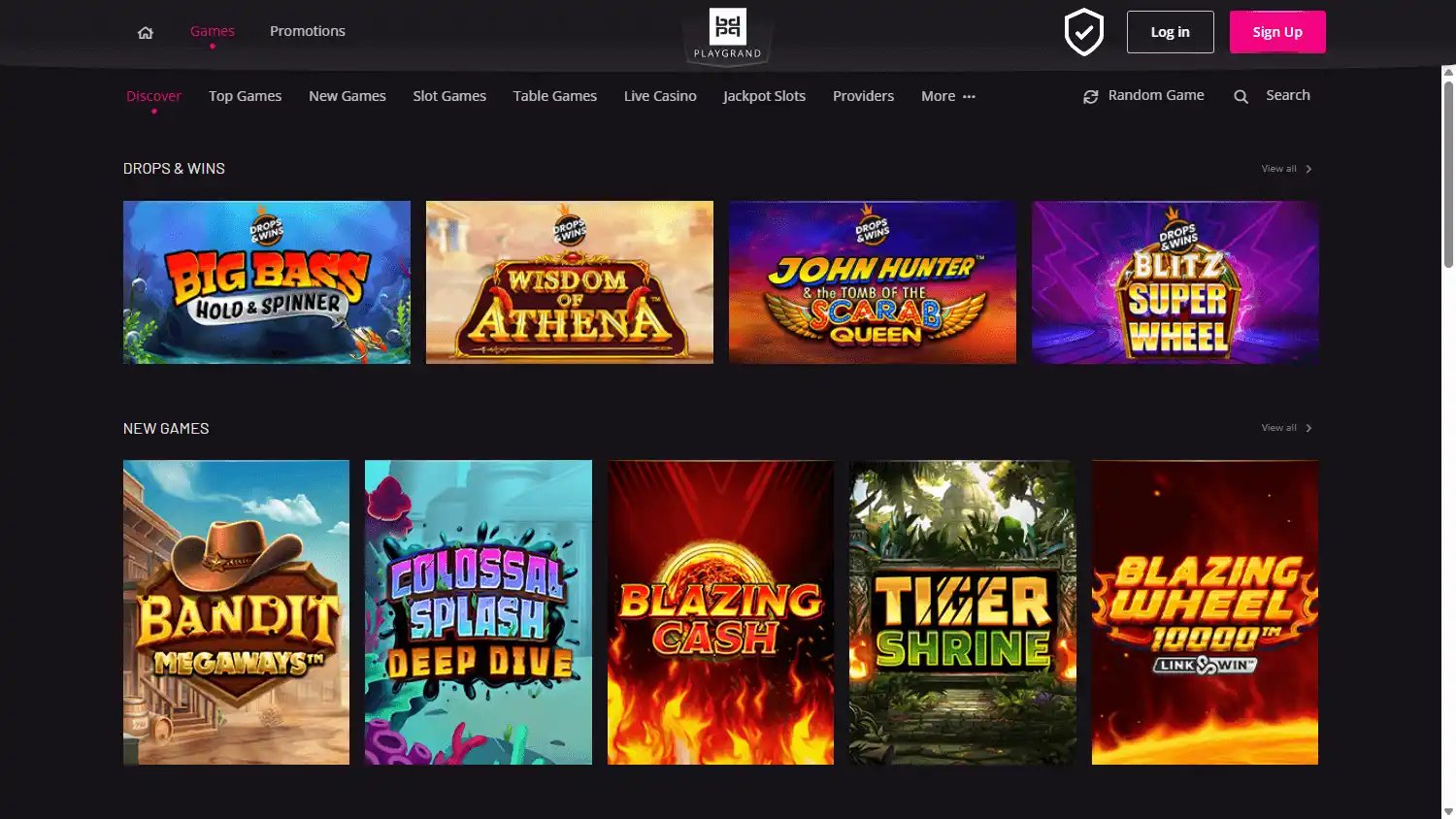 PlayGrand Casino screenshot 2