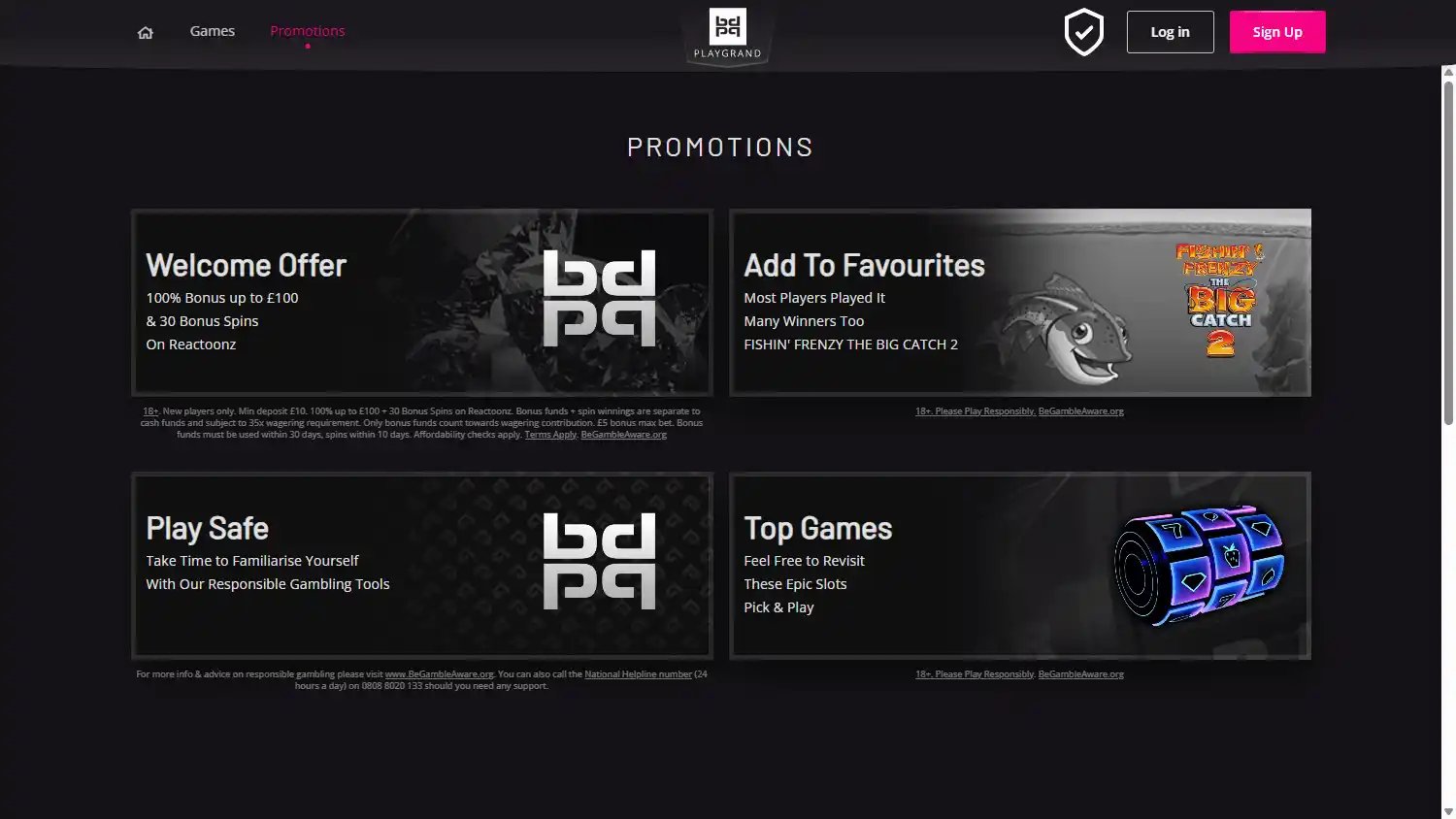 PlayGrand Casino screenshot 3