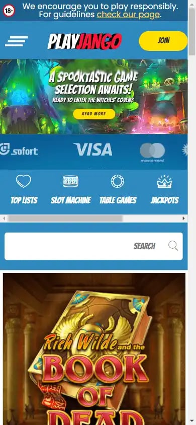 PlayJango Casino screenshot 4