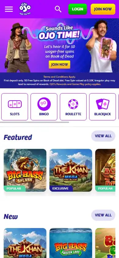 PlayOJO Casino Ontario screenshot 5