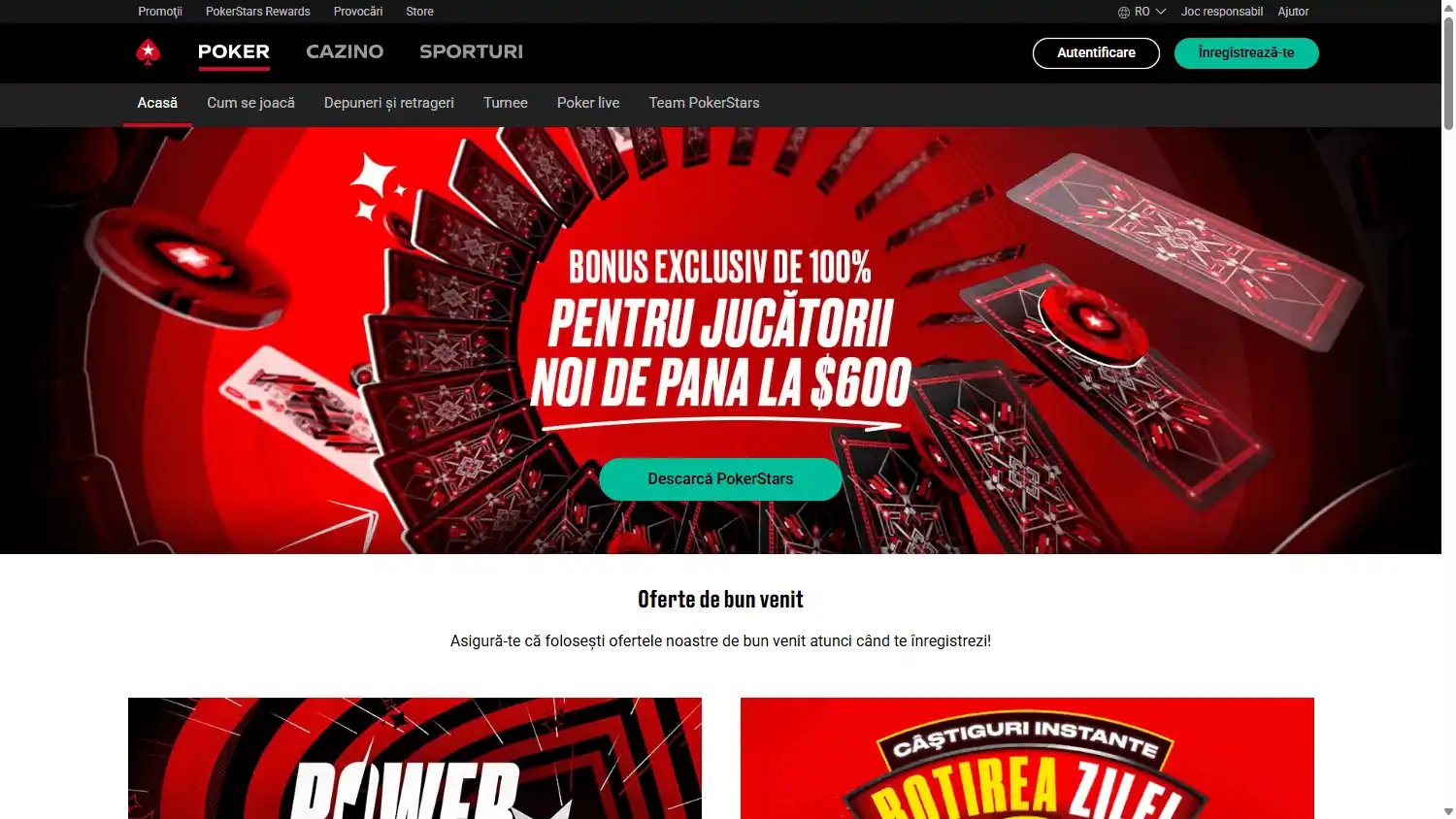 PokerStars Casino screenshot 1