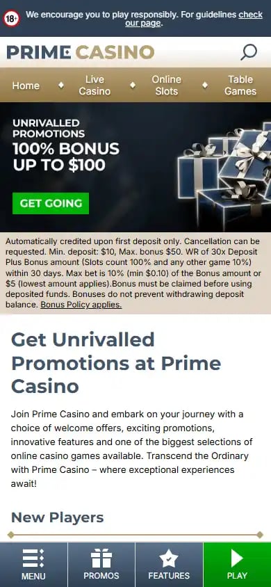 Prime Casino screenshot 6