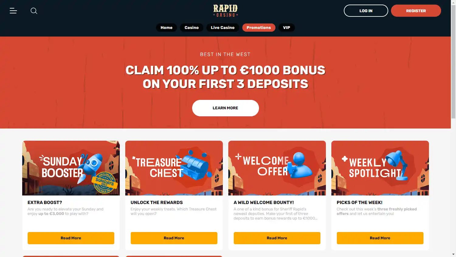 Rapid Casino screenshot 3