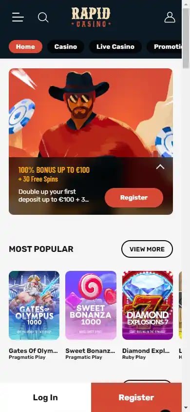 Rapid Casino screenshot 4