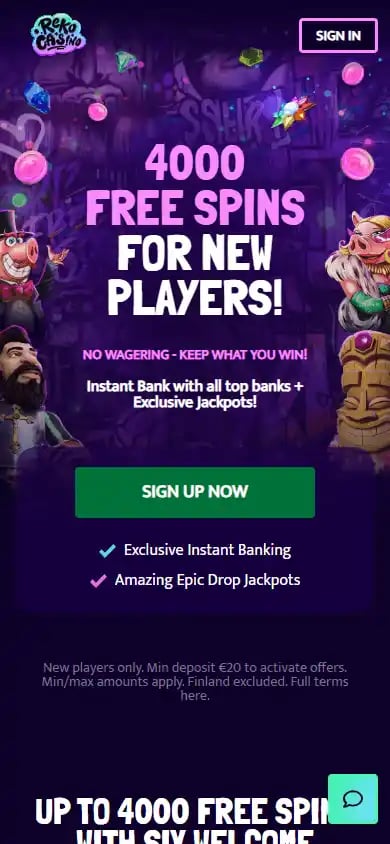 Reko Casino screenshot 2