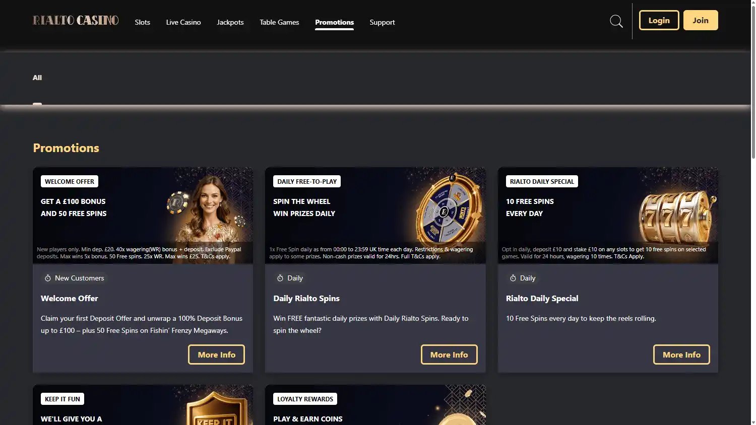 Rialto Casino screenshot 3