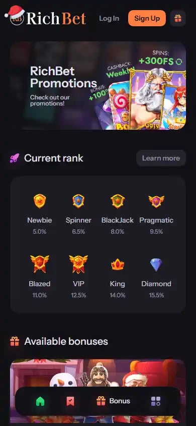 RichBet Casino screenshot 6