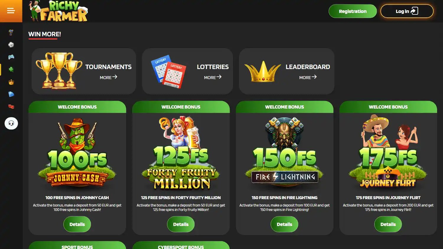 Richy Farmer Casino screenshot 3