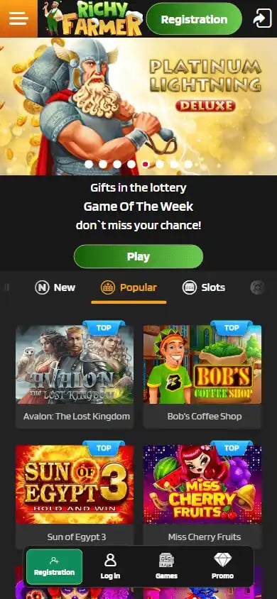 Richy Farmer Casino screenshot 4