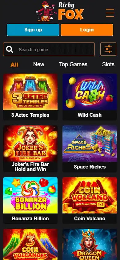 Richy Fox Casino screenshot 5