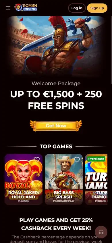 Romancasino screenshot 4