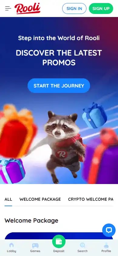Rooli Casino screenshot 6