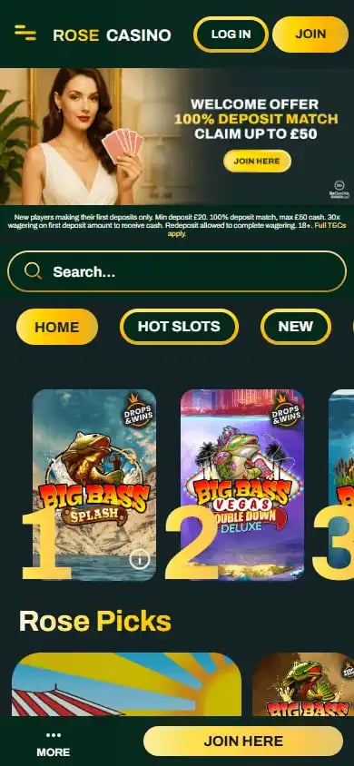 Rose Casino screenshot 4