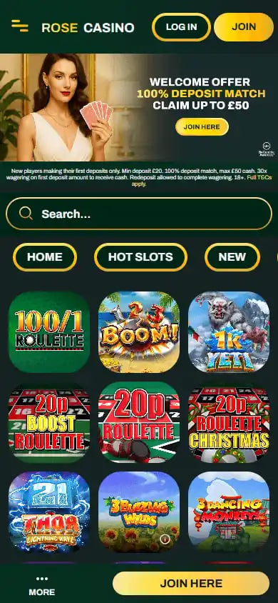 Rose Casino screenshot 5