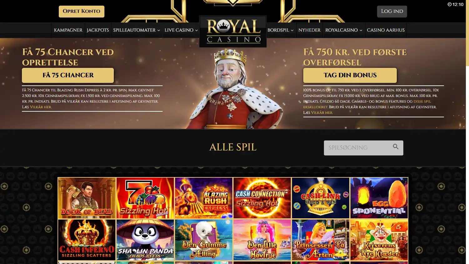 Royal Casino DK screenshot 3
