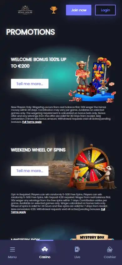 Royal House Casino screenshot 6