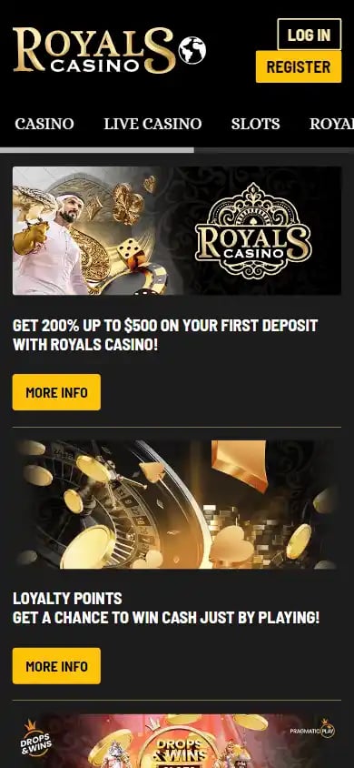 Royals Casino screenshot 5