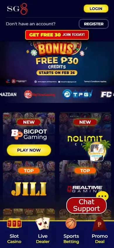 SG8 Casino screenshot 6