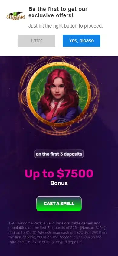 Shazam Casino screenshot 6
