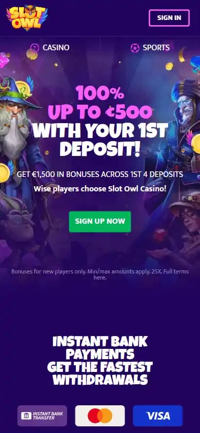 Slot Owl Casino screenshot 2