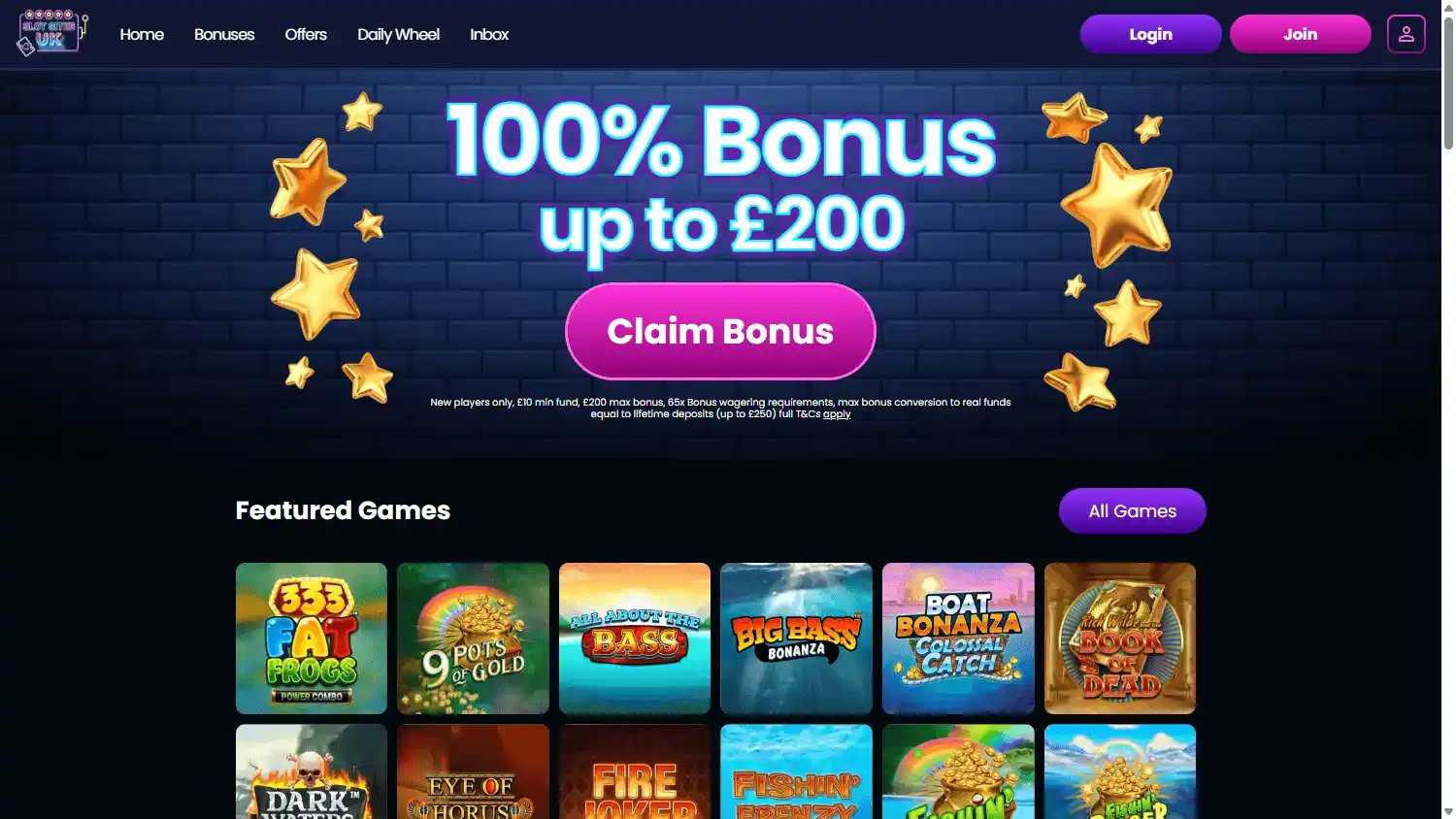 Slot Sites UK Casino screenshot 1
