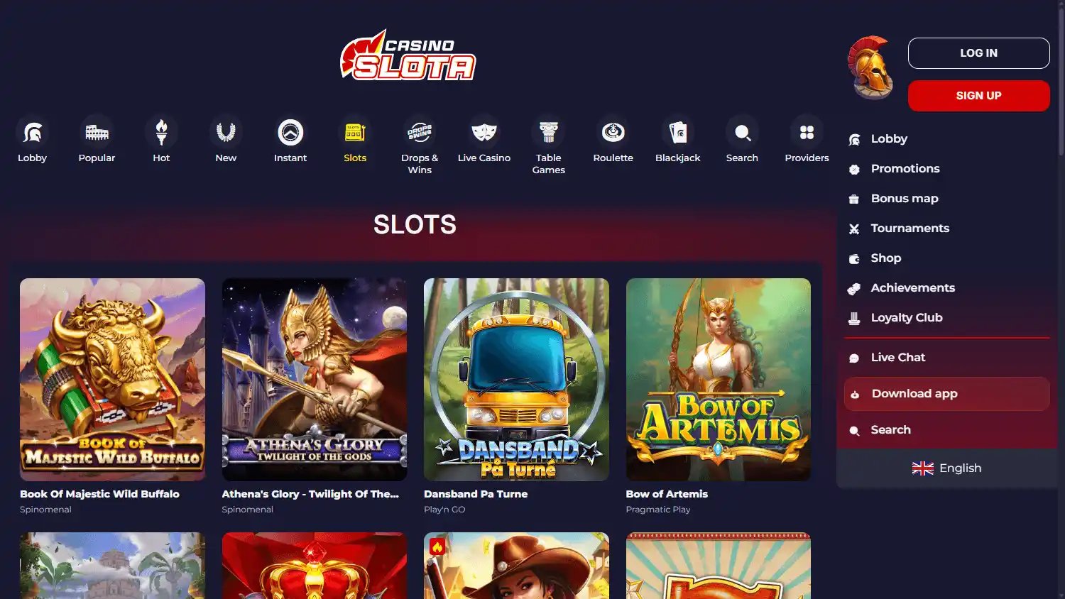 SlotaCasino screenshot 2
