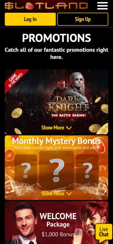 Slotland Casino screenshot 6