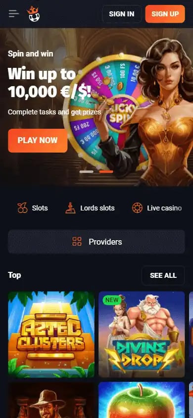 SlotLords Casino screenshot 4