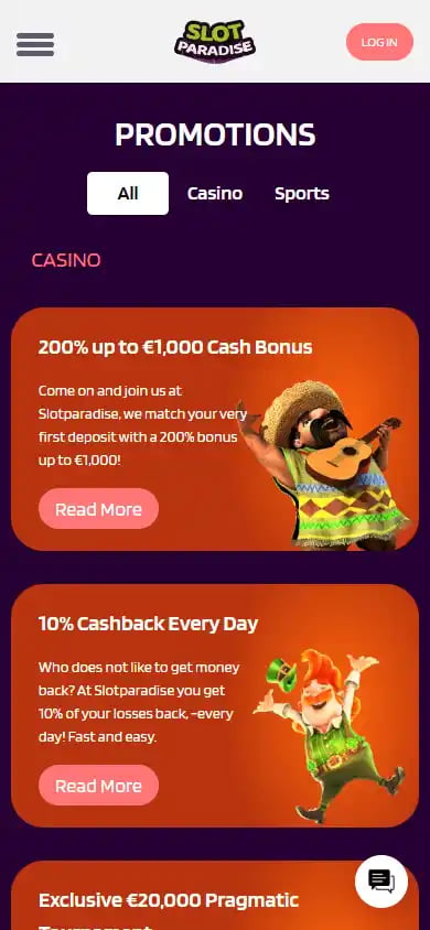 SlotParadise Casino screenshot 6