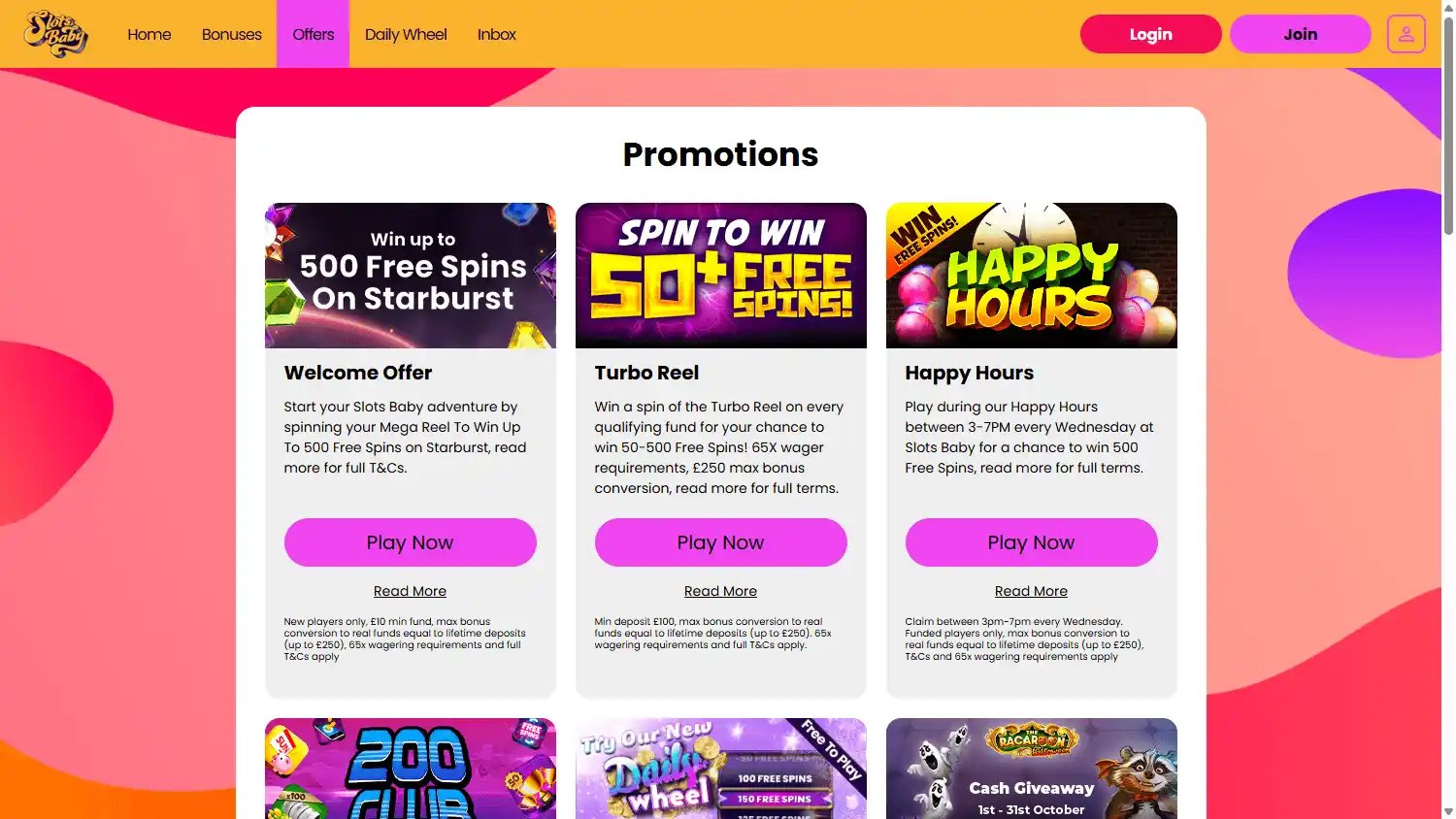 Slots Baby Casino screenshot 3