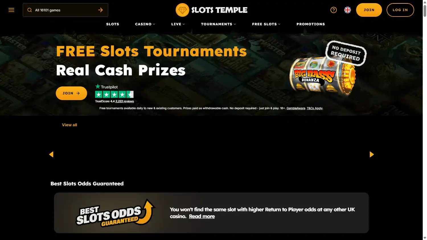 Slots Temple Casino screenshot 1