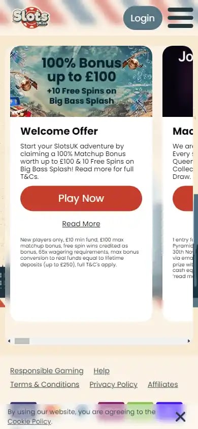 SlotsUK.co Casino screenshot 5
