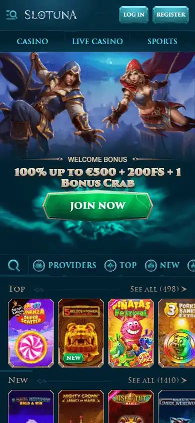 Slotuna Casino screenshot 4