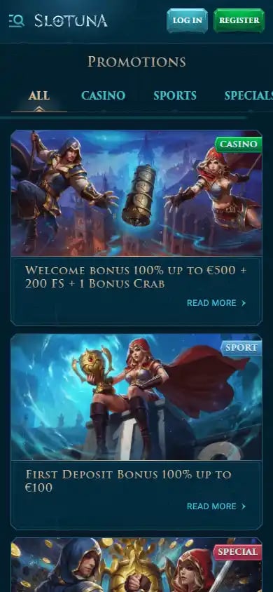 Slotuna Casino screenshot 6