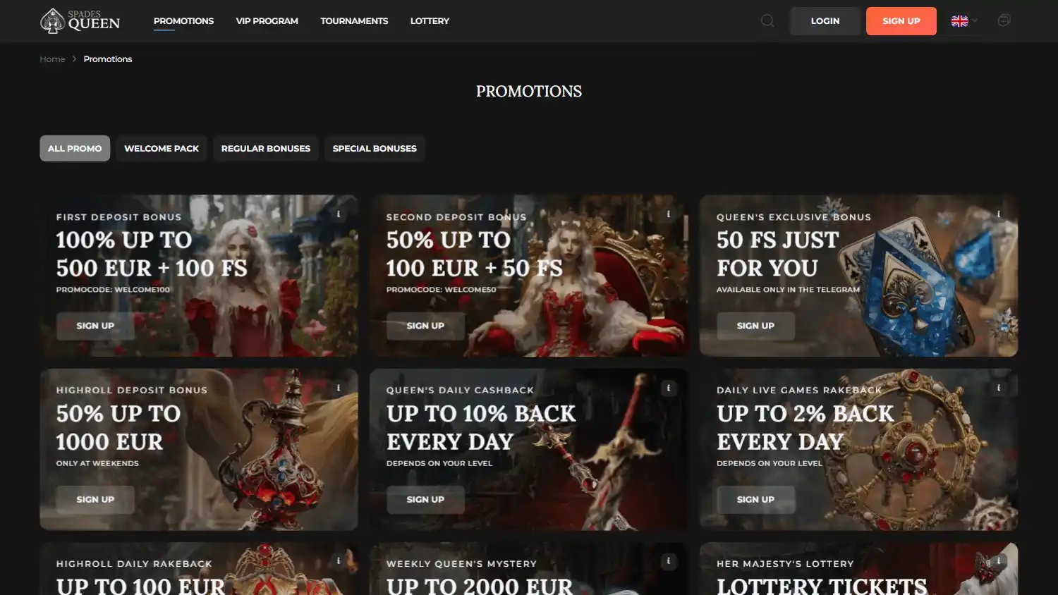 Spades Queen Casino screenshot 3