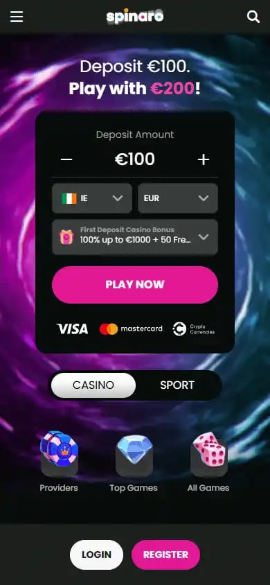 Spinaro Casino screenshot 4