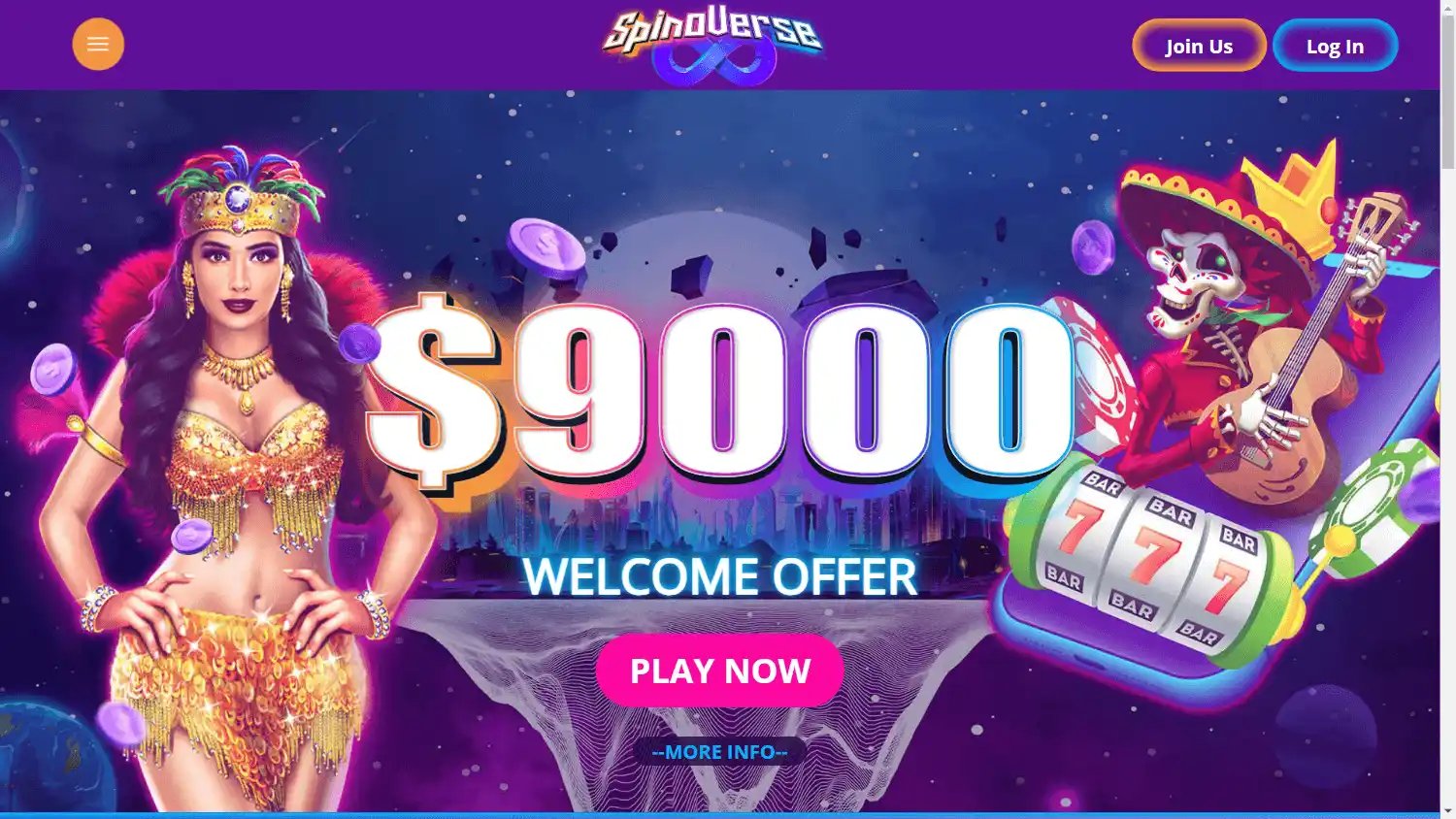 SpinoVerse Casino screenshot 1
