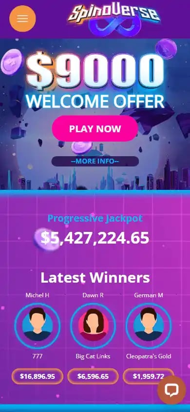 SpinoVerse Casino screenshot 4