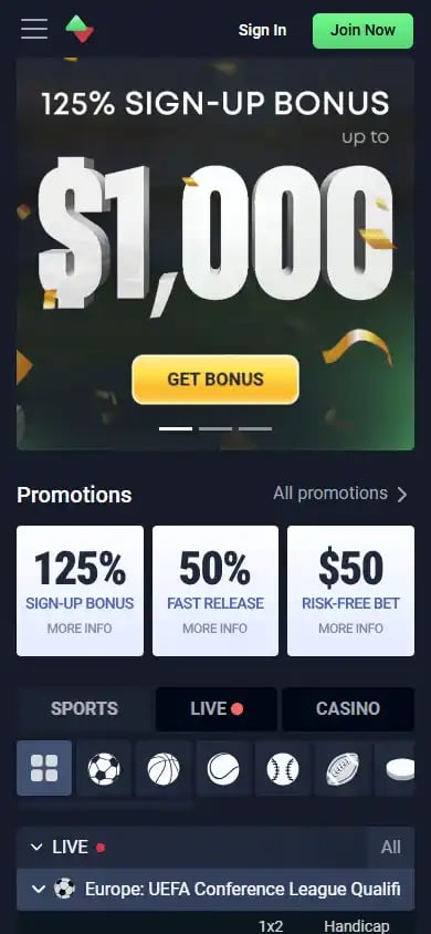Sportbet.one Casino screenshot 4