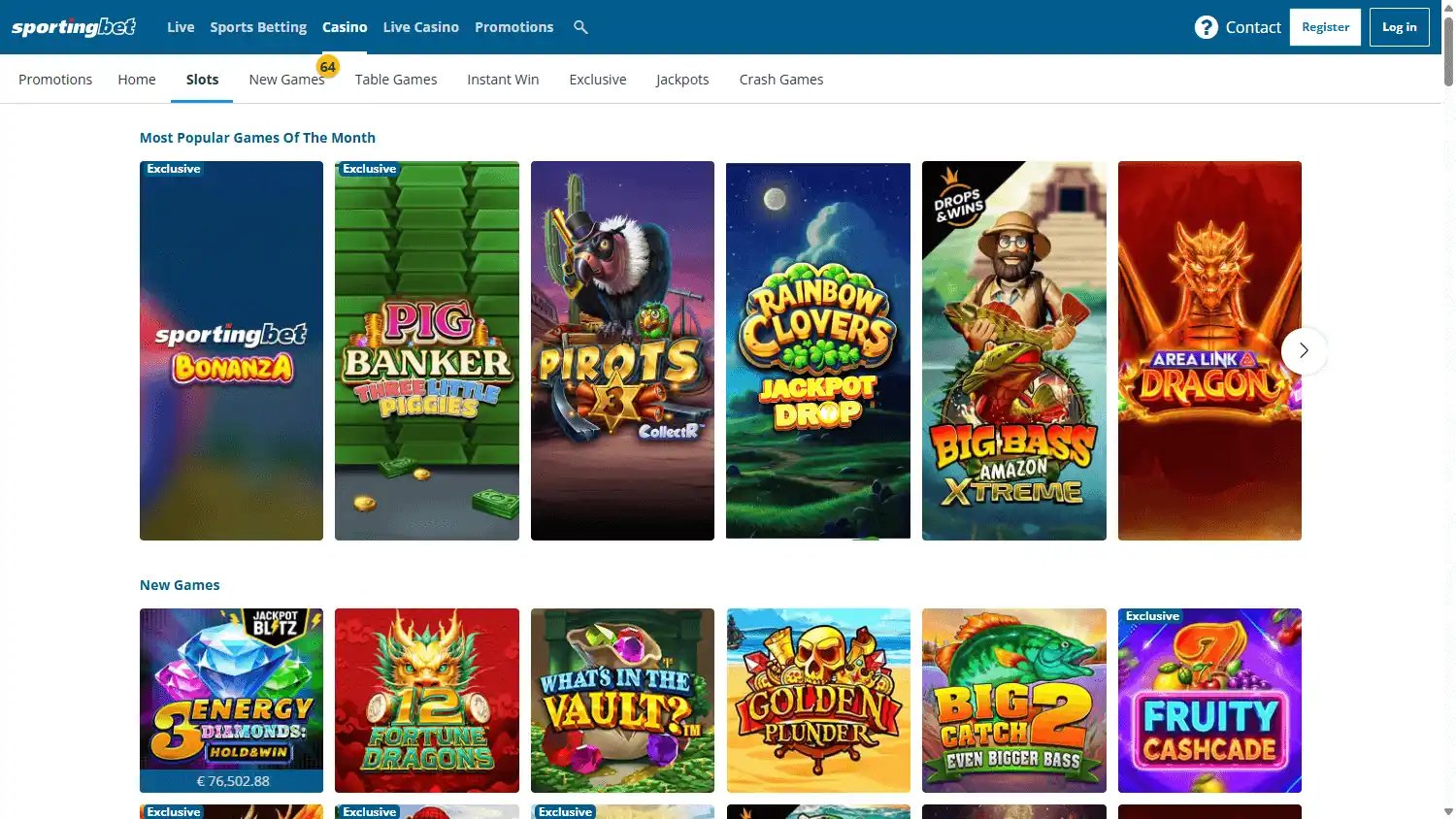 Sportingbet Casino screenshot 3
