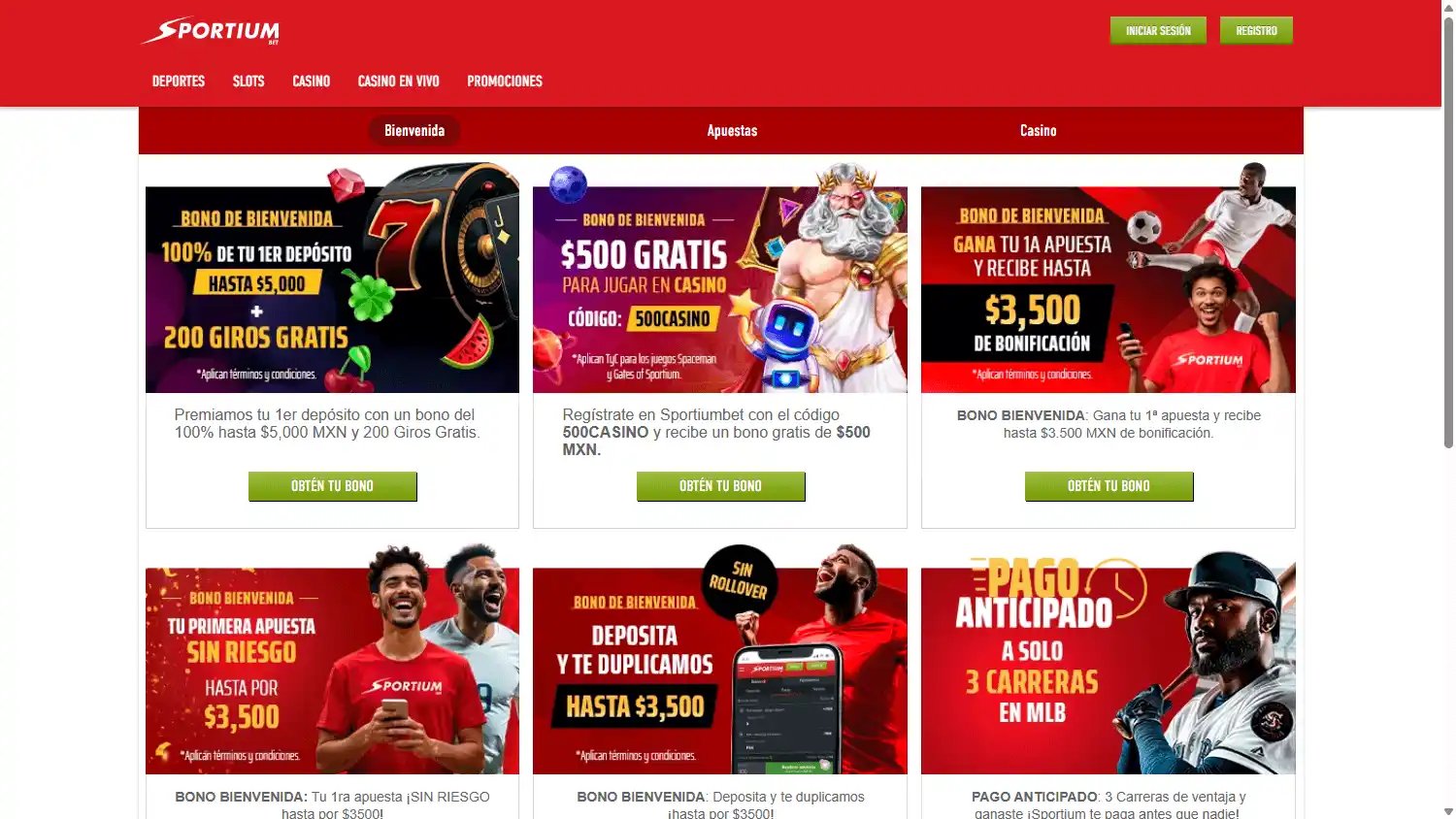 Sportiumbet Casino screenshot 3