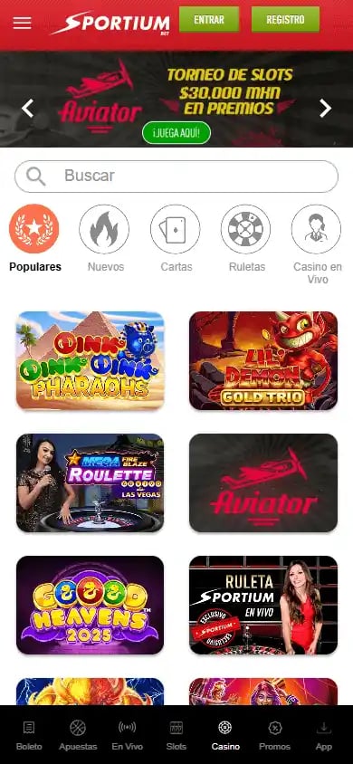 Sportiumbet Casino screenshot 5