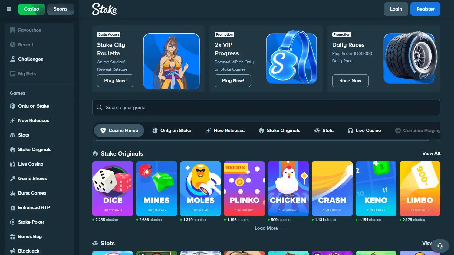 Stake Casino CO screenshot 3
