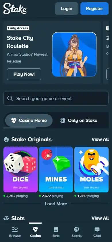 Stake Casino CO screenshot 5