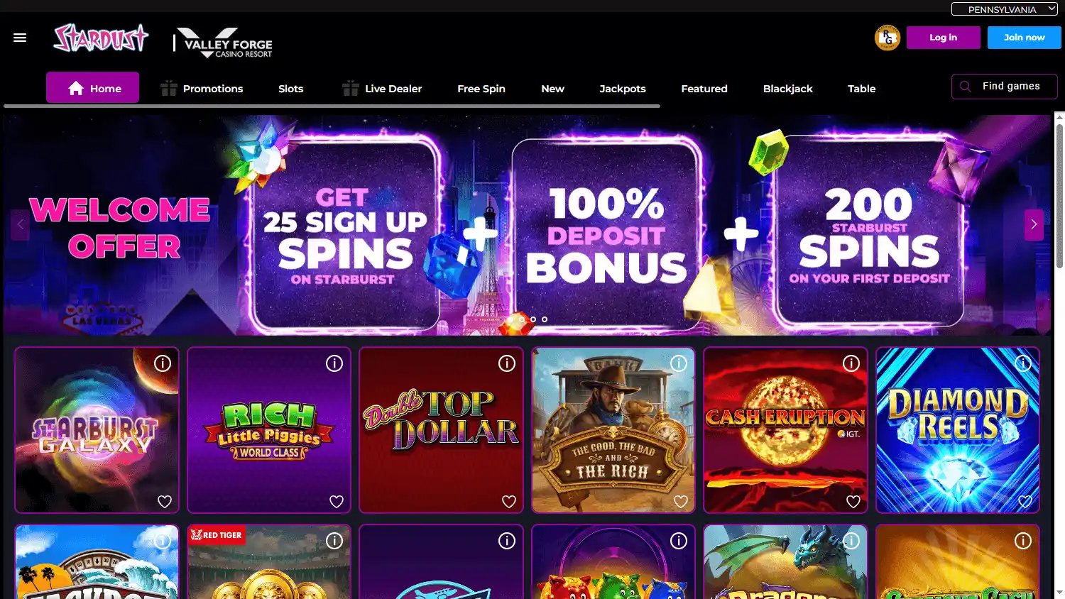Stardust Casino screenshot 1