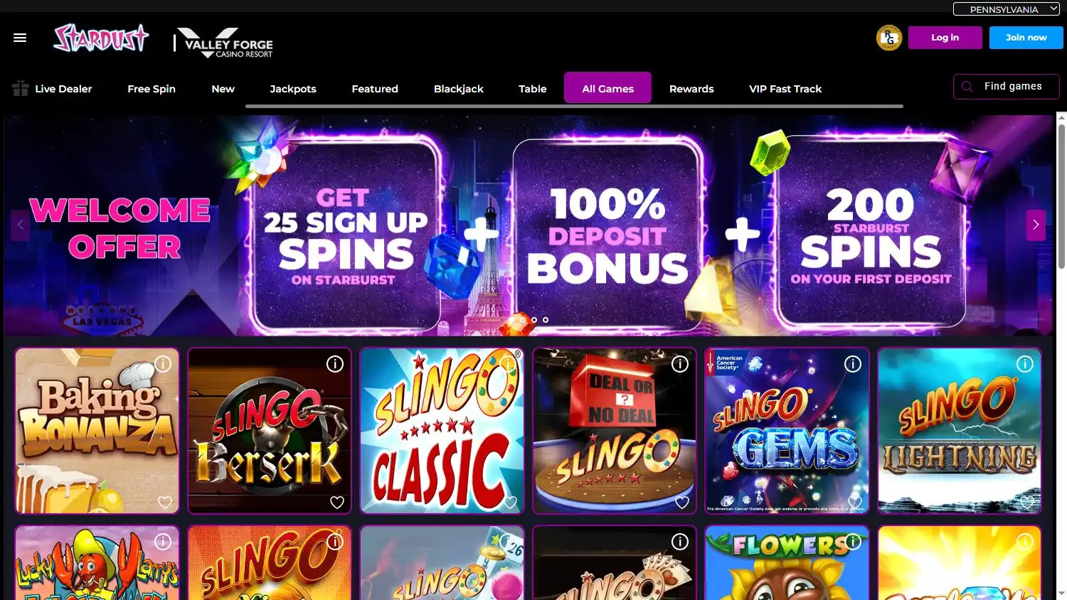 Stardust Casino screenshot 2