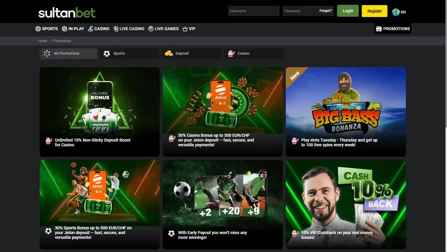 Sultanbet Casino screenshot 3