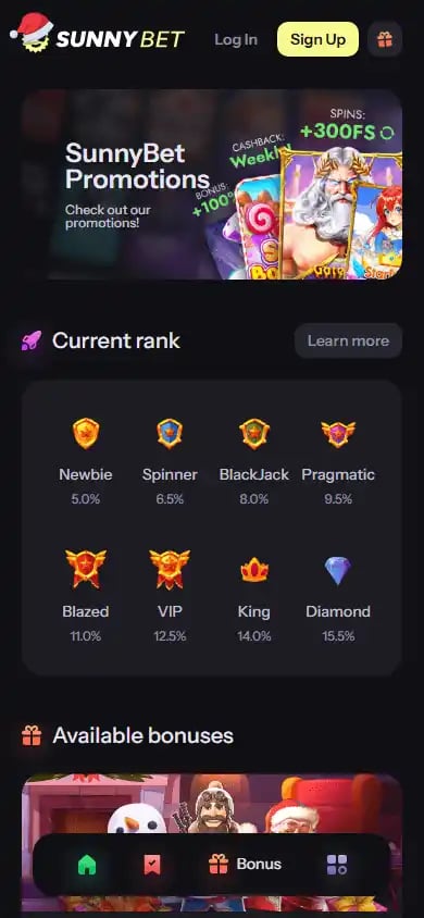 SunnyBet Casino screenshot 6